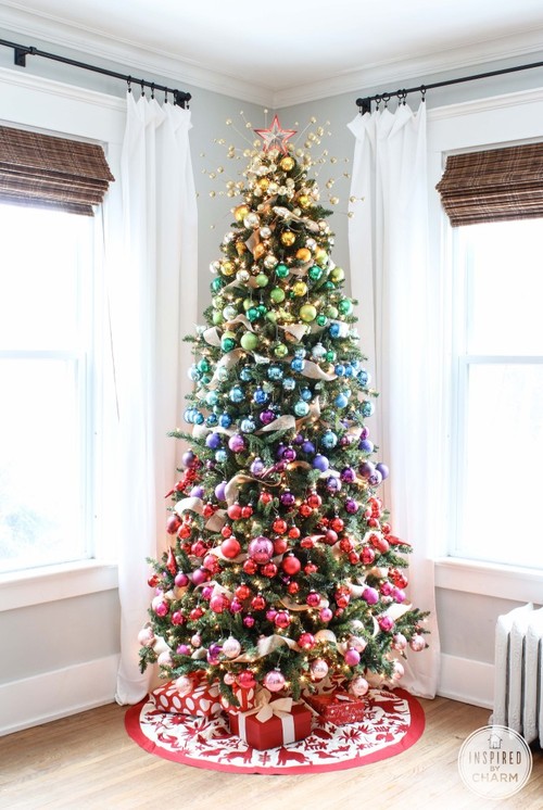 Treetopia Slim Spruce Christmas Tree decorated by Michael Wurm, Jr.