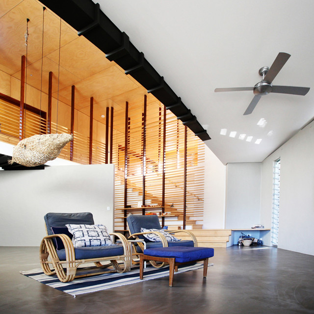 Clarke contemporary-living-room