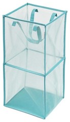 Mesh Rectangular Laundry Hamper - Aqua - Room Essentials : Target 