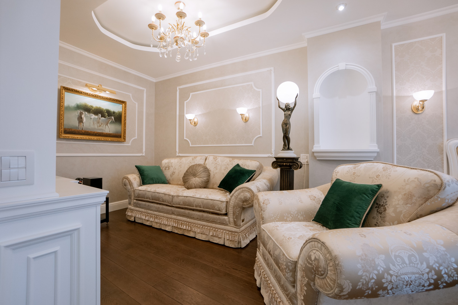 Ремонт двухкомнатной квартиры в стиле неоклассика