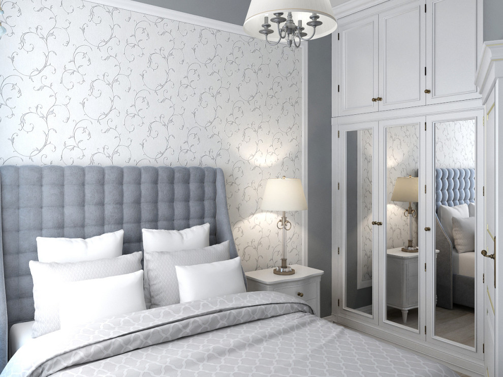 Дизайн-проект спальни в спокойных оттенках