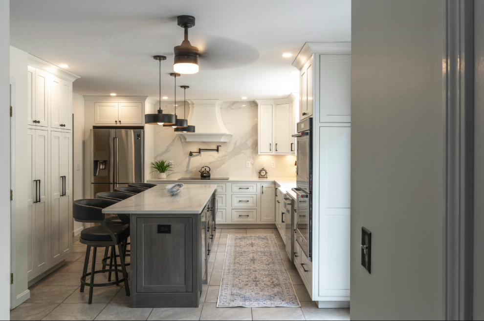Marble & Maple Kitchen and Bath Remodel