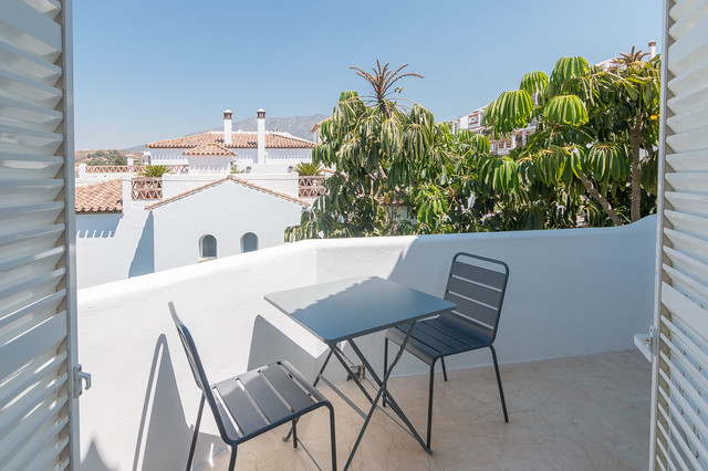 Terrace. Matchroom Golf Mijas - Costa del Sol - Malaga - Spain mediterranean-deck
