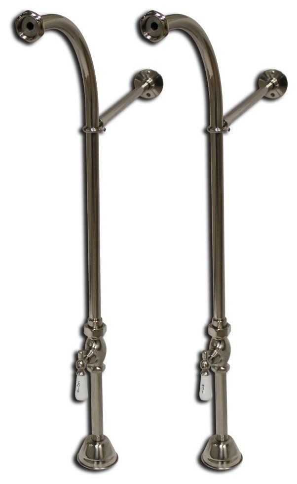 Clawfoot Tub Plumbing Freestanding Supply Lines Traditional Tub And Shower Parts by The