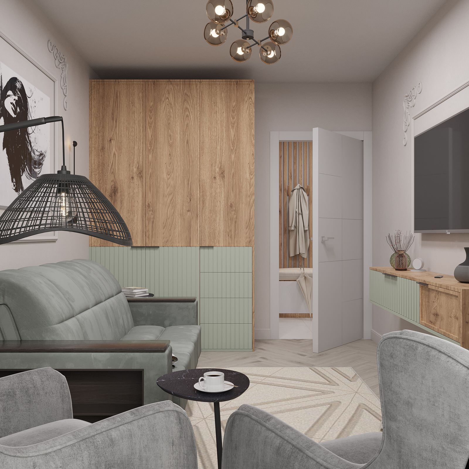 Однокомнатная квартира в ЖК Новое Купчино