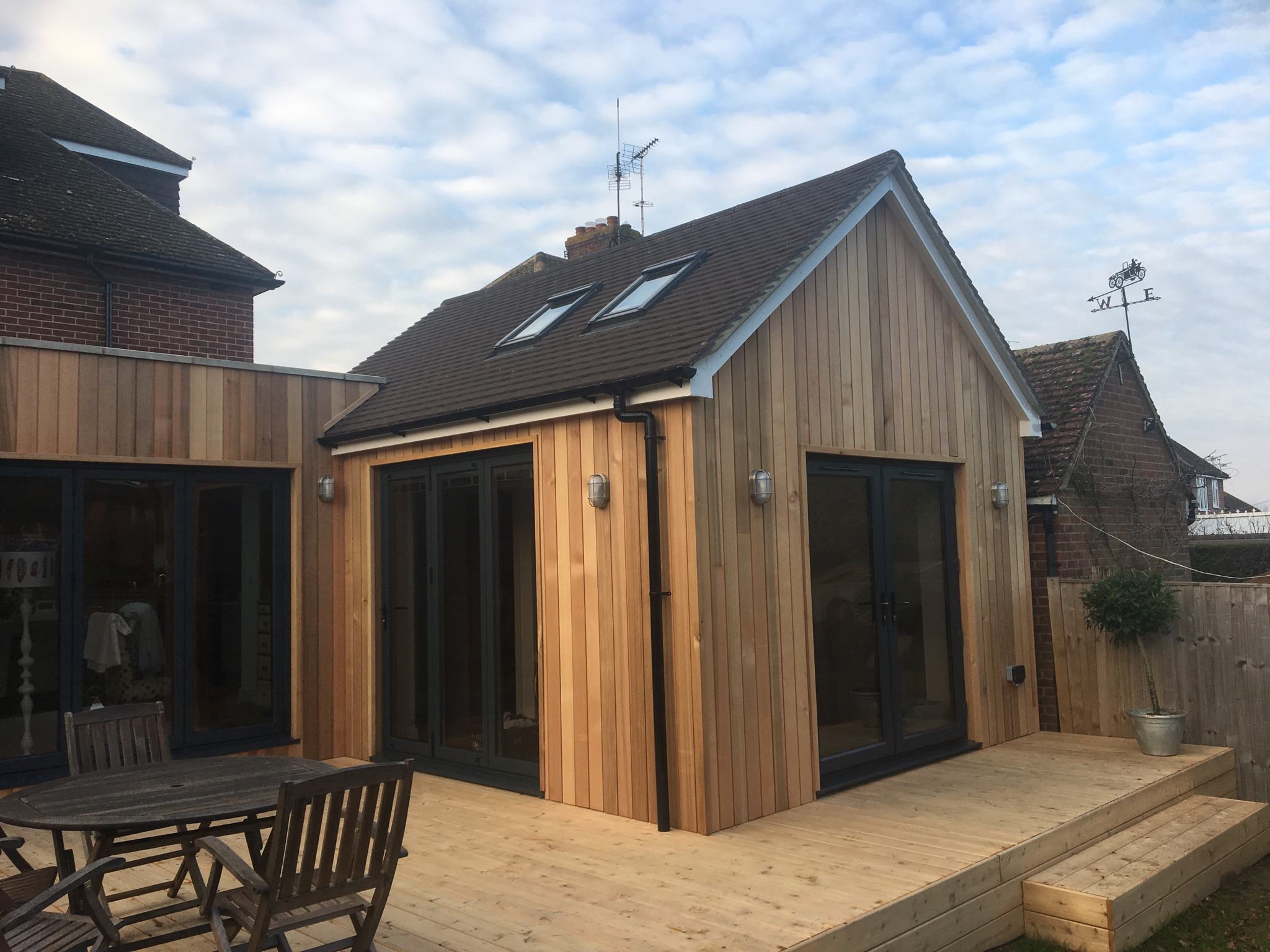 Rear Extension Incorporating A Unused Garage