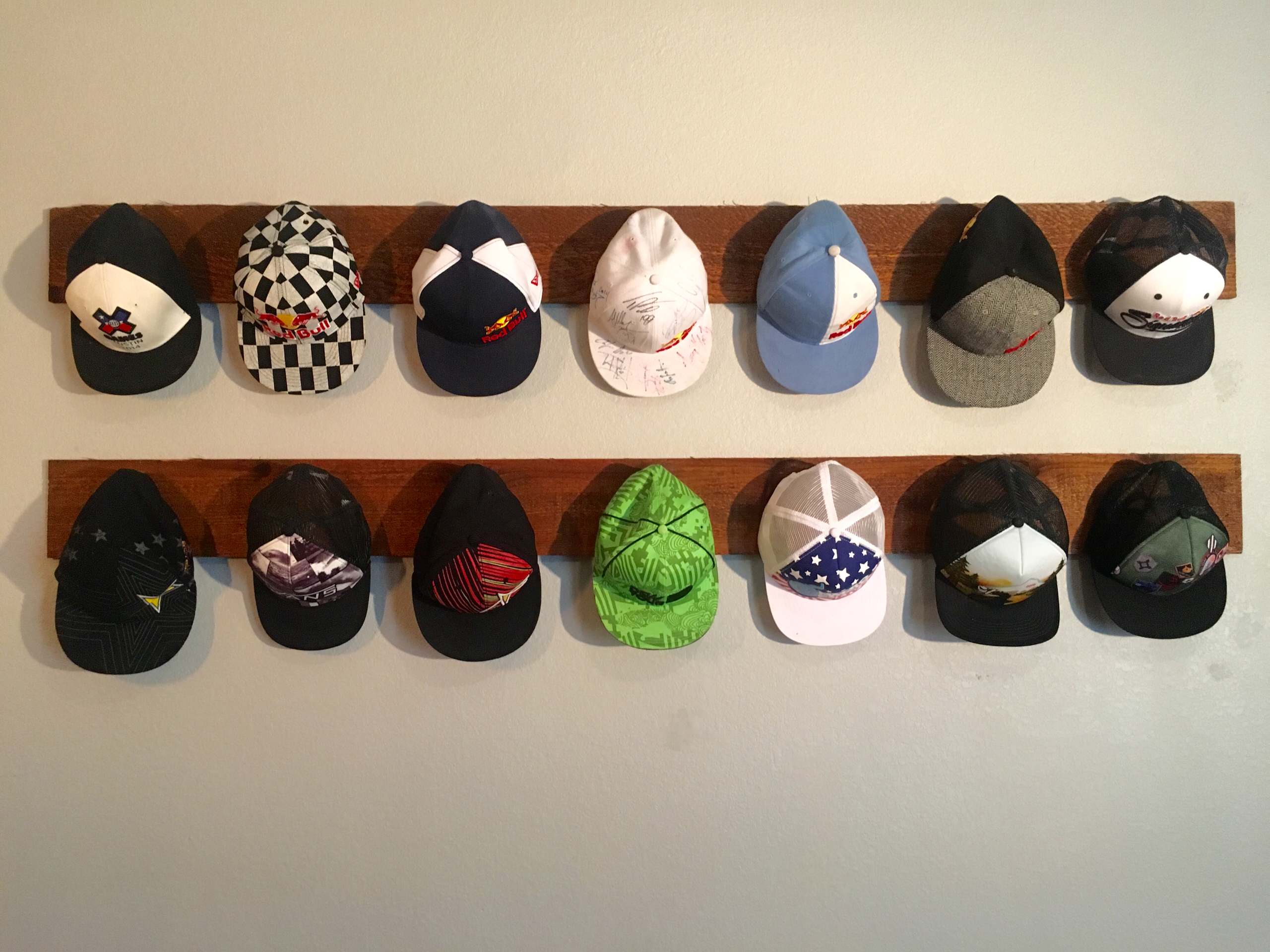 Custom hat rack