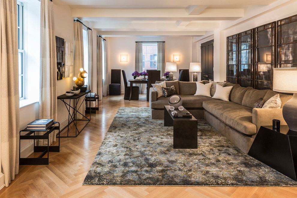 Modern living room in New York.