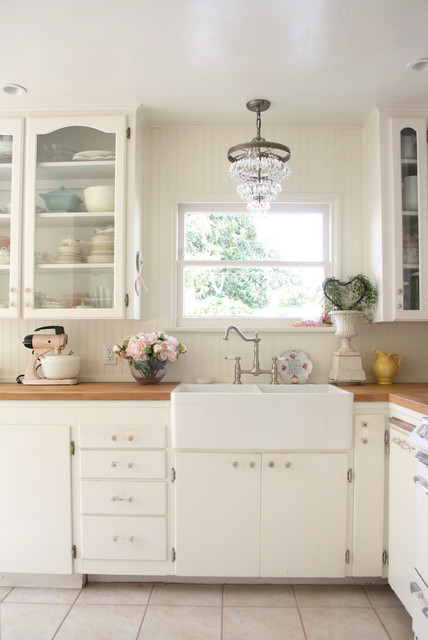 1940 S Shabby Chic Beach Bungalow Kitchen Shabby Chic