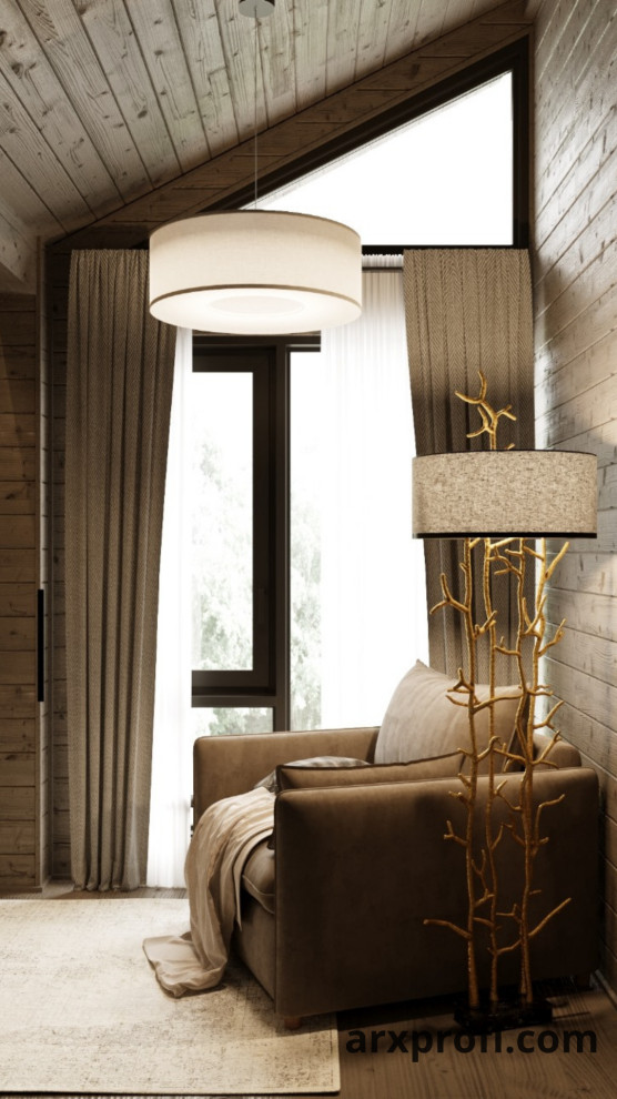 Проект интерьера дома 200 м2 в Московской области