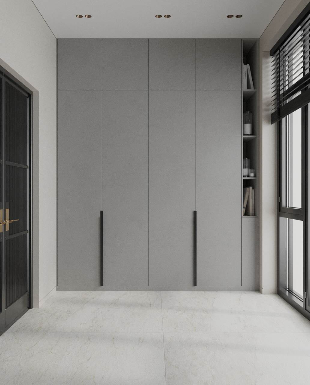 Прихожая в таунхаусе в поселке Новорижский, 277 м2