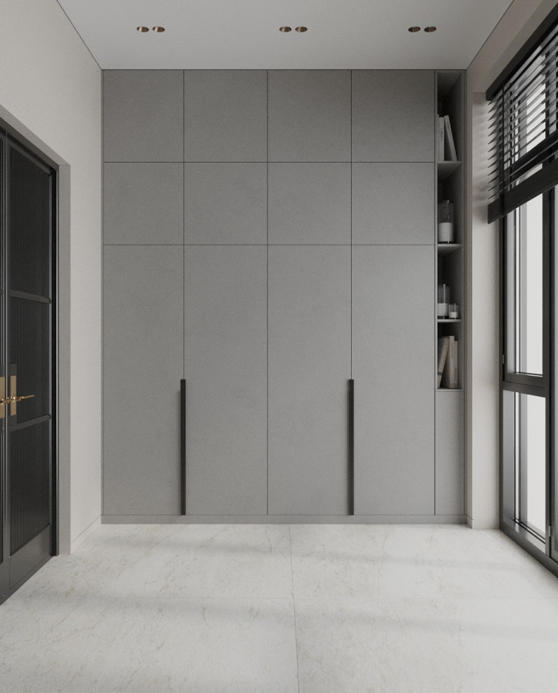 Прихожая в таунхаусе в поселке Новорижский, 277 м2