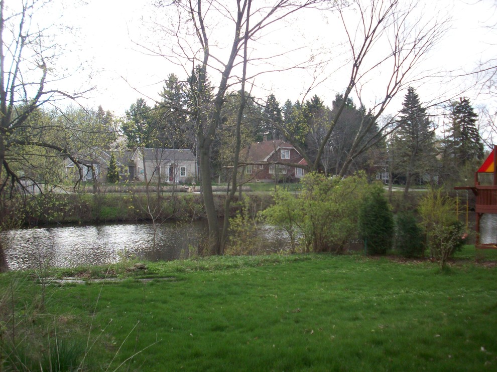 Rustic Creekside Backyard - Cedarburg, WI