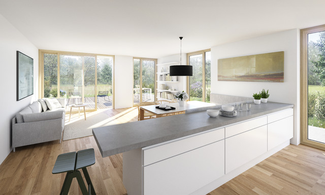 Multi-Generation Housing - Weyarn modern-ytbehandling