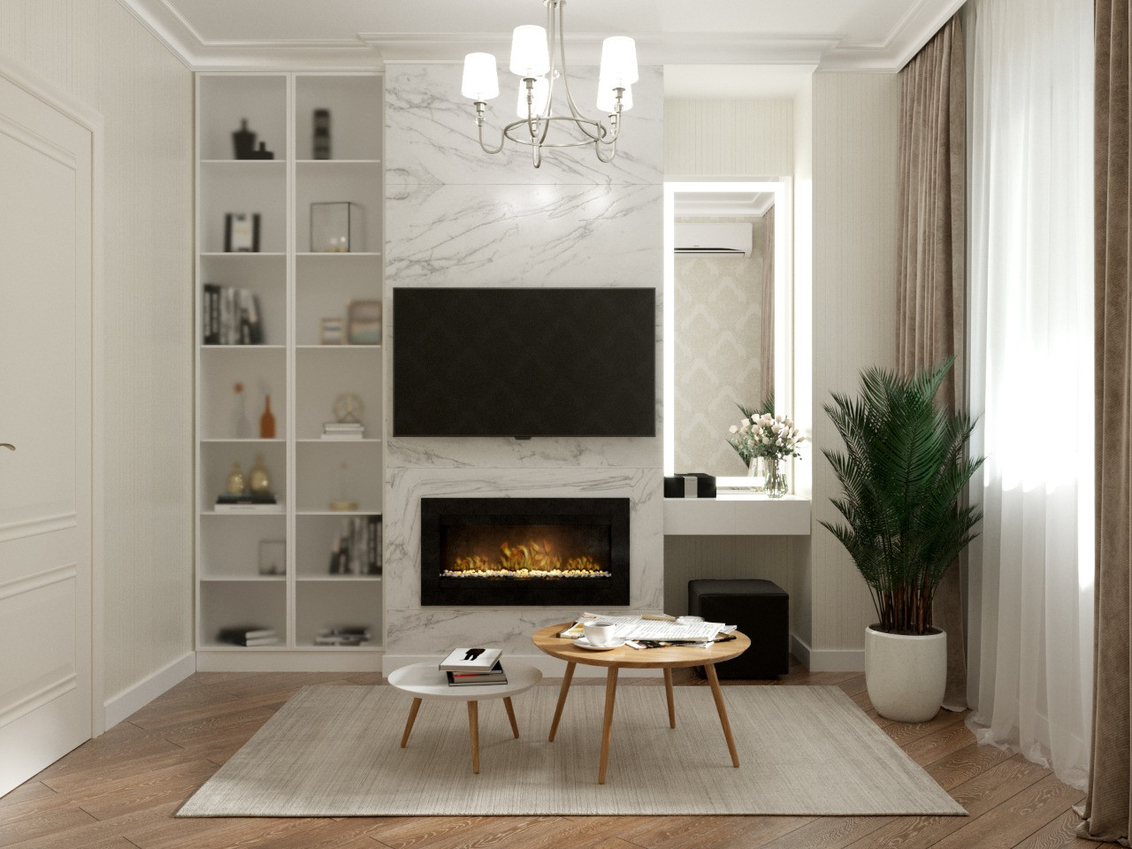 Лед и пламень. Спальня.