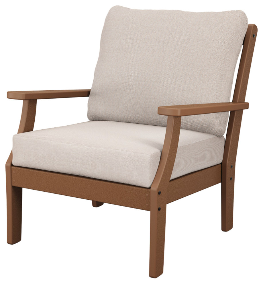 Trex Outdoor Yacht Club Deep Seating Chair - Transitional - Outdoor Lounge  Chairs - by POLYWOOD | Houzz