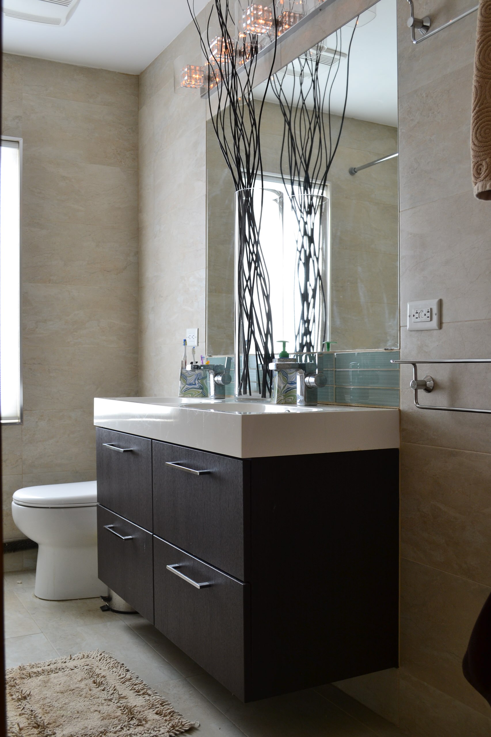 Bathroom in natural tones