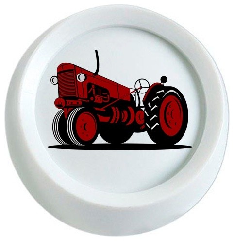 Red Vintage Tractor Rotary Dimmer Knob