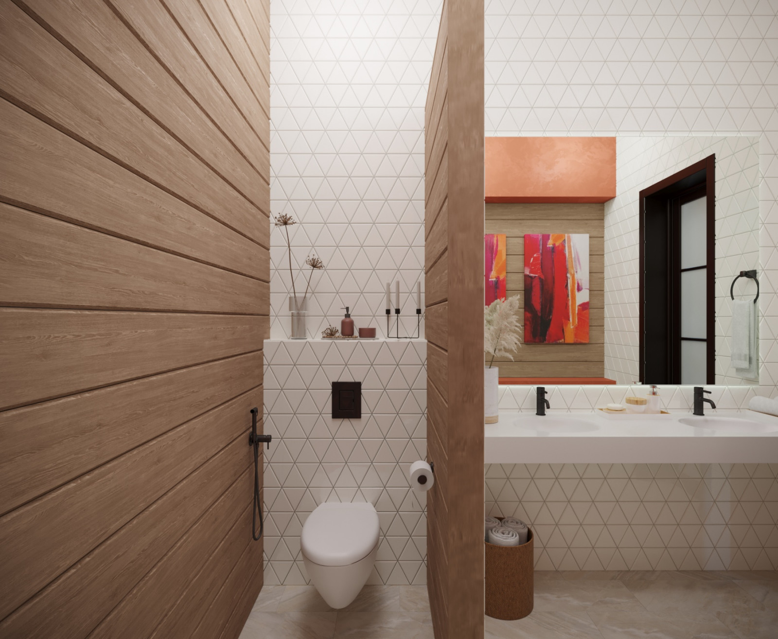 Просторный загородный дом