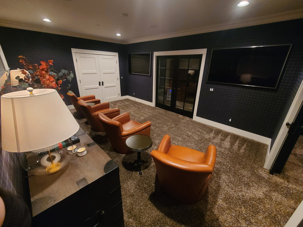 Kirkland, WA - Craftsman - Home Theater - Seattle - by Theater One Inc ...