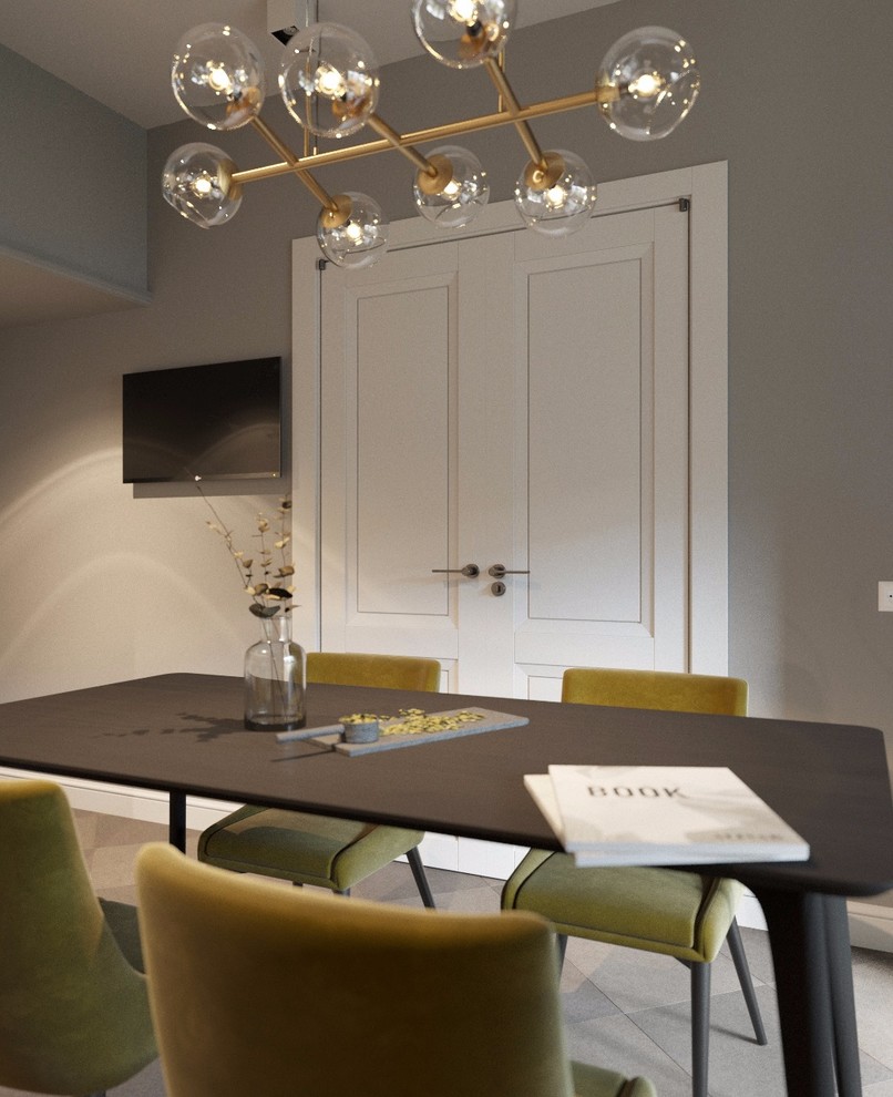 Интерьер кухни и лоджии на ул. Фурманова в г. Хабаровске