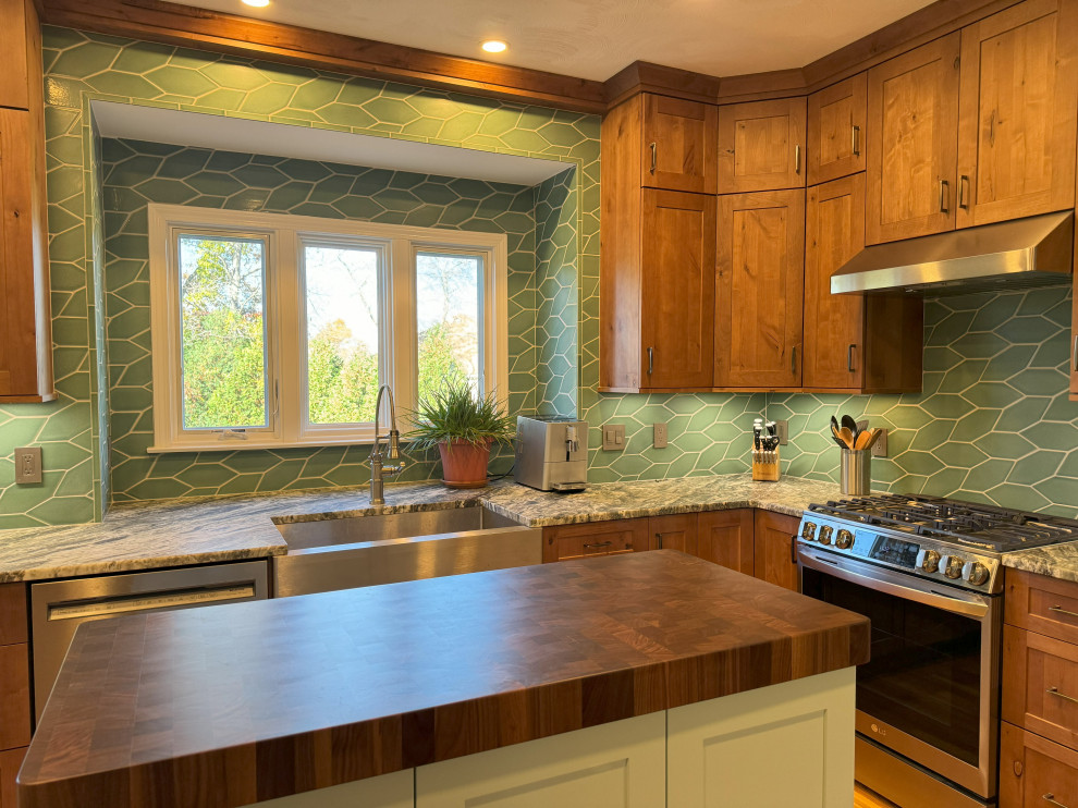6420 - Rustic Alder Pecan & Slow Green
