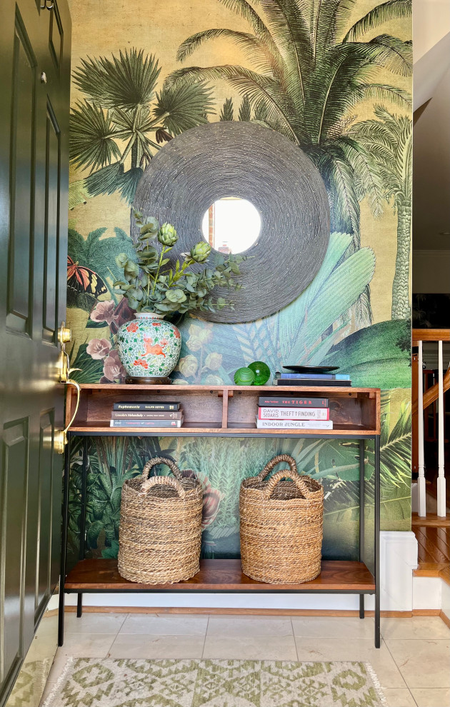 Home design - small transitional home design idea in DC Metro