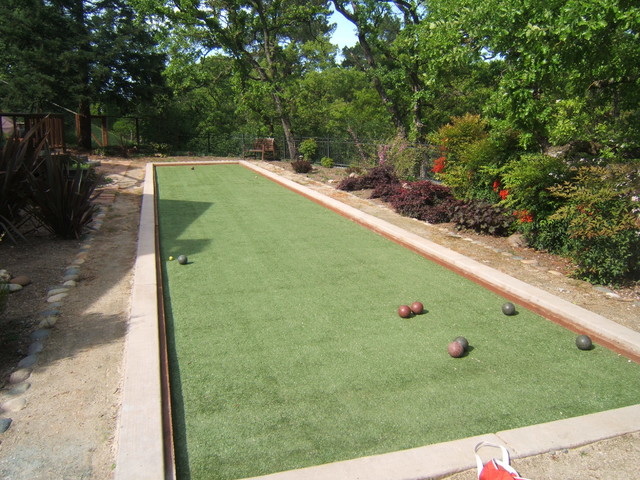 Bocce Ball Courts - Traditional - Landscape - San ...