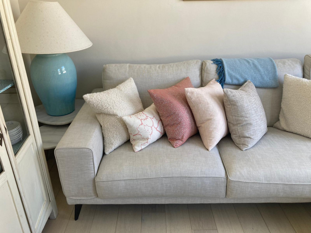 Living Room Renovation with Pastel Fusion in Wandsworth, London