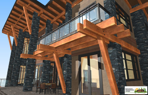 Samuelson Timberframe Design eclectic-exterior
