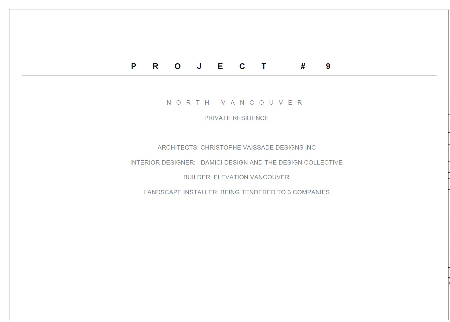 Projects In Construction