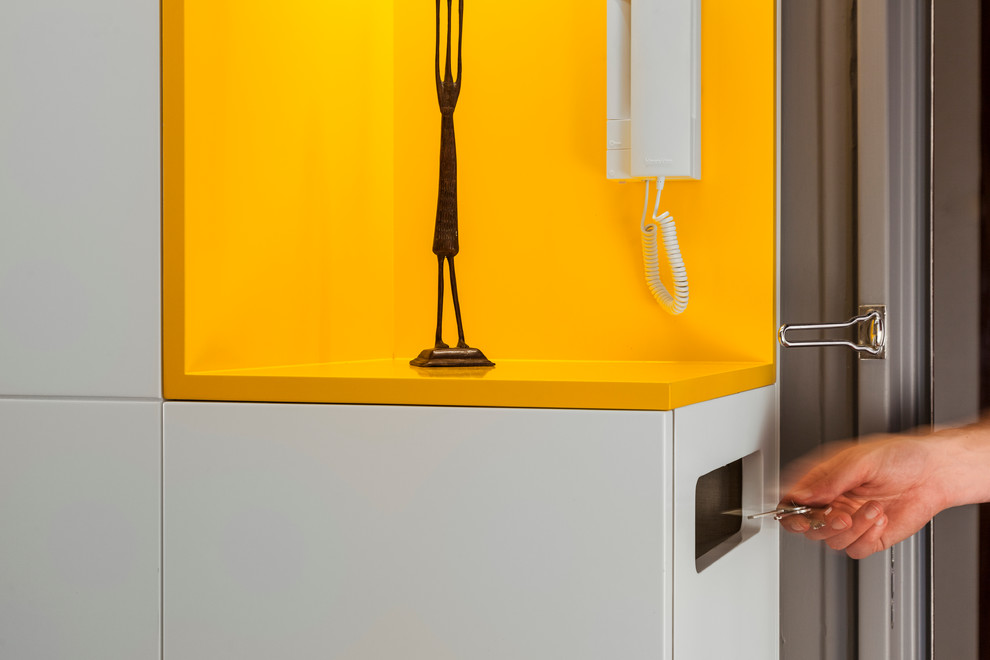 Réalisation d'une entrée design.