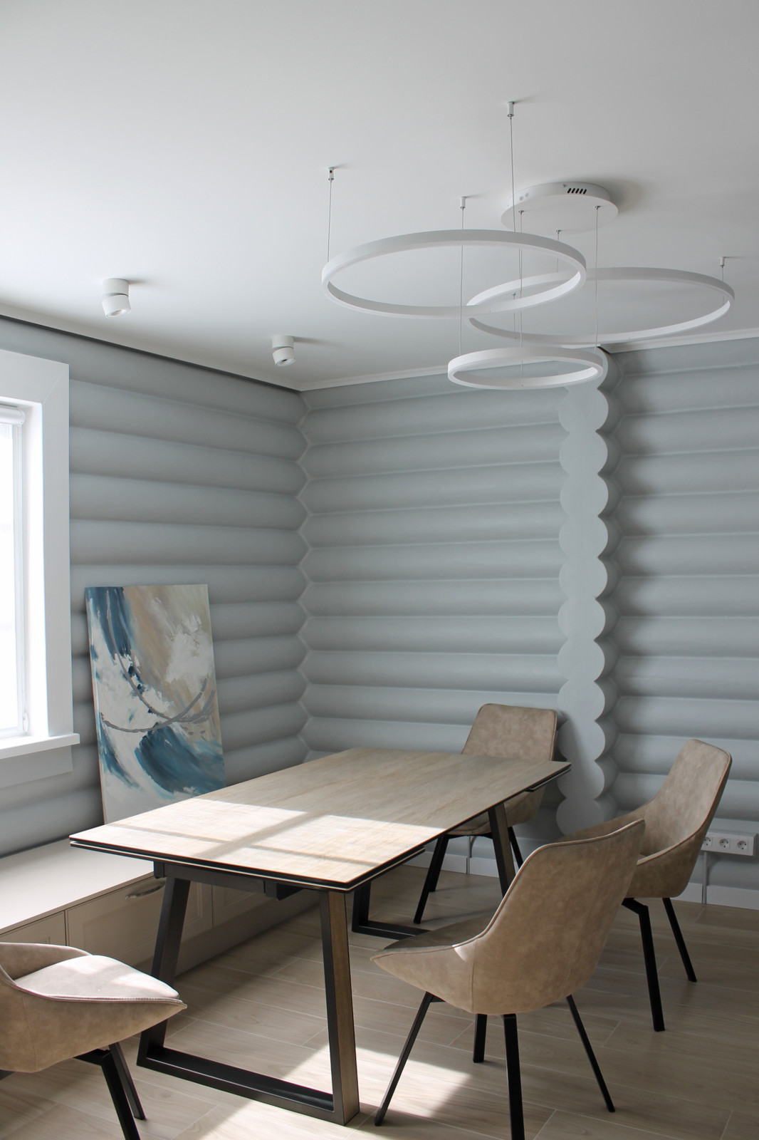 Срубовой коттедж в Рощино