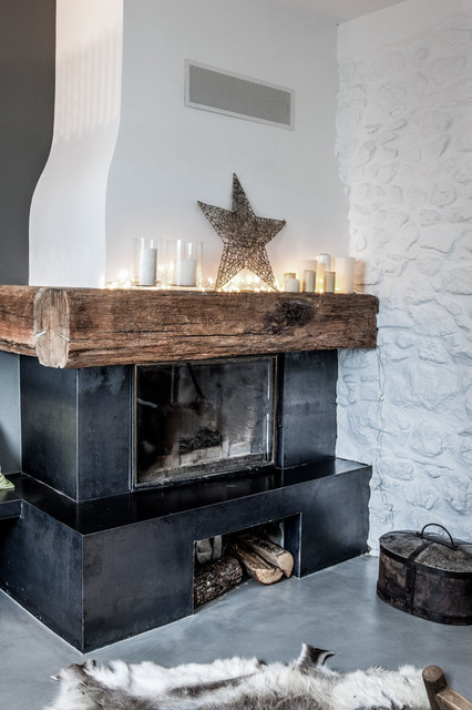 R&eacute;novation d'une ferme en Haute Savoie country-living-room