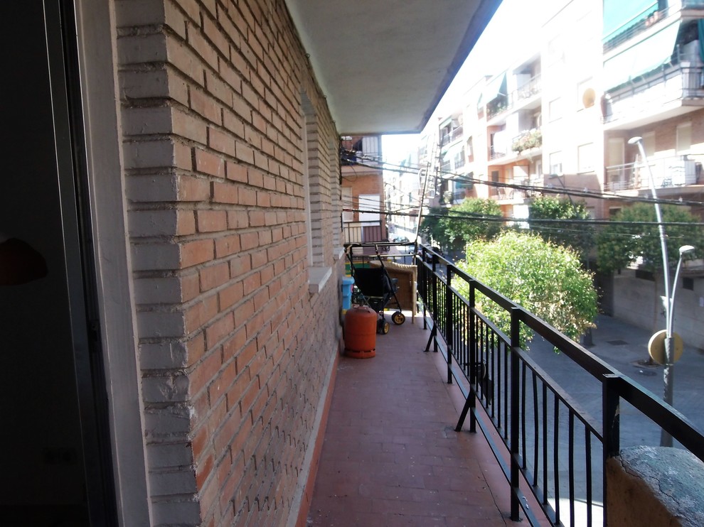 Pintora Rosa Alamo-Dulce Porvenir. Antes de la Reforma. Terraza de la vivienda