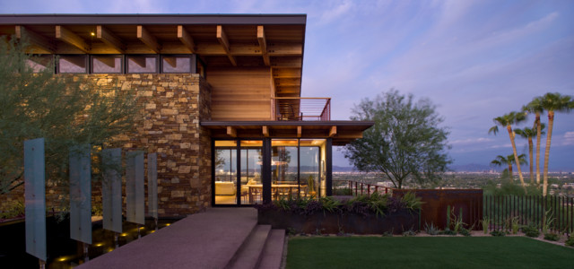 Camelback contemporaneo-fachada