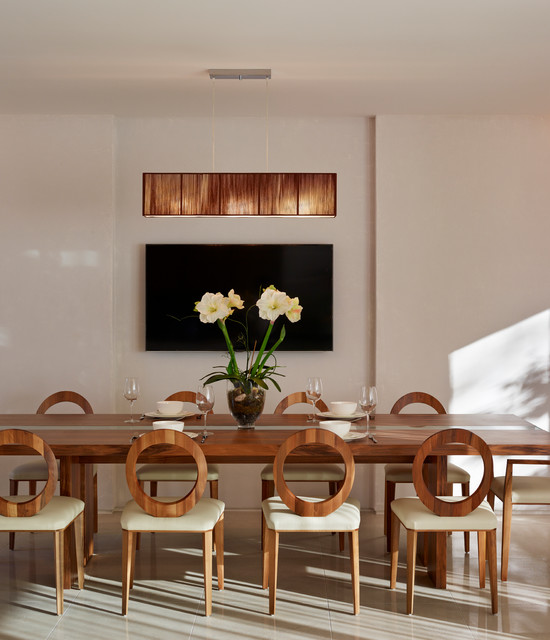 Brickfields, England Residence contemporaneo-sala-da-pranzo
