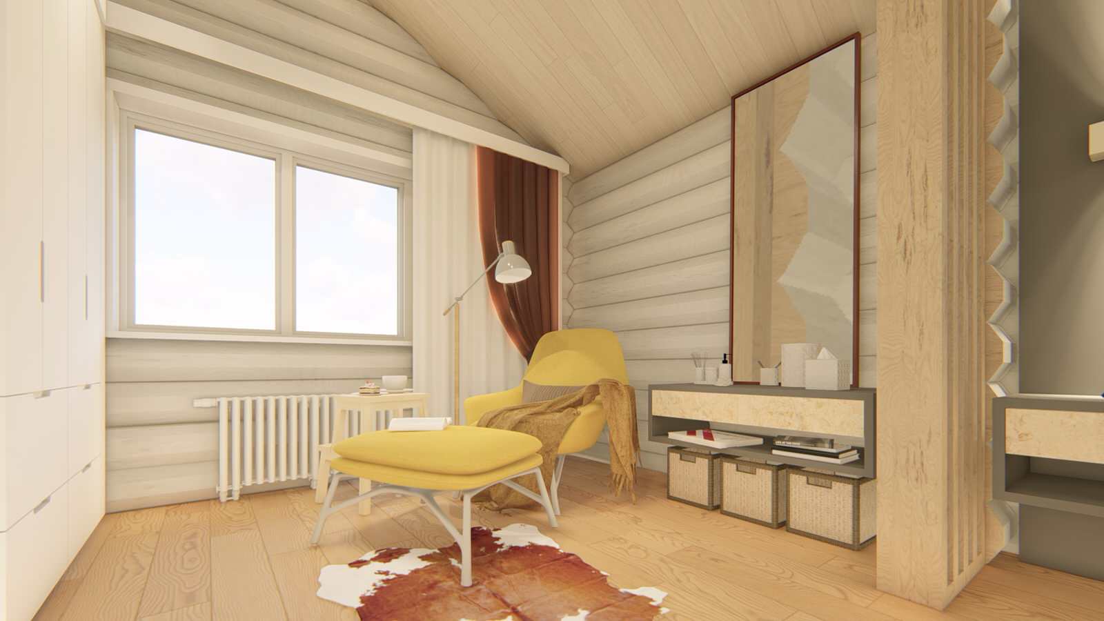 Интерьер главной спальни