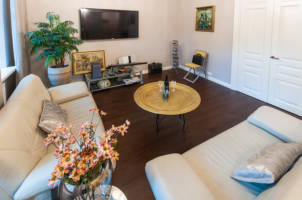 Квартира в Вильнюсе. Паркетная доска и итальянские двери