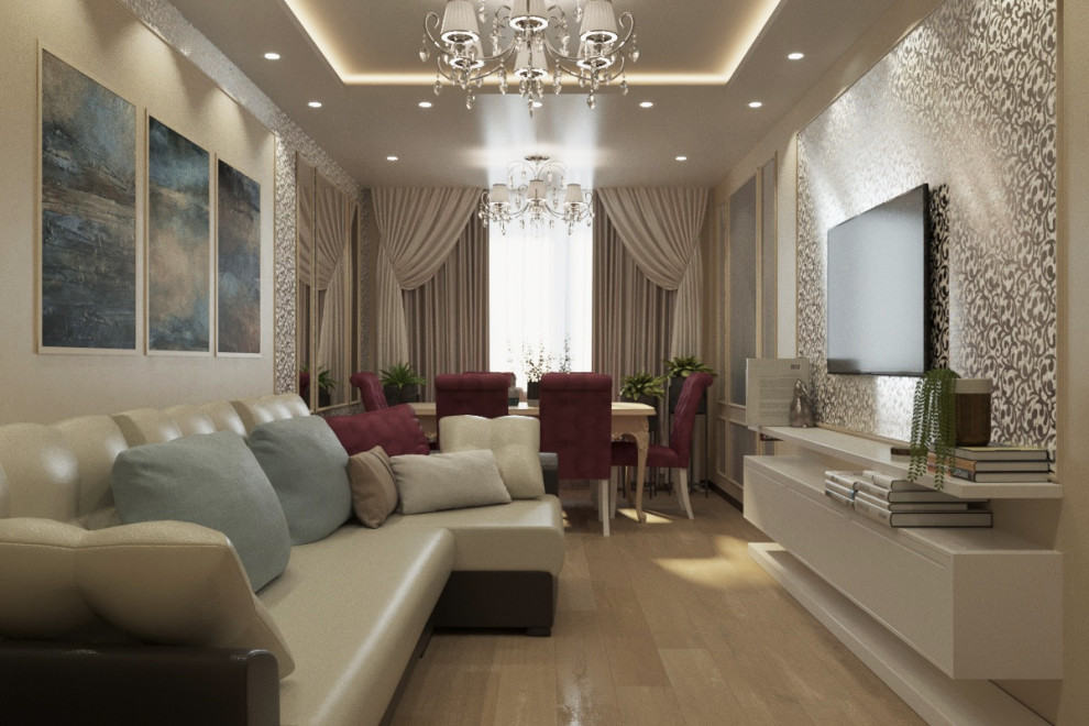 ЖК Бриз 3-х комнатная квартира (Дизайн проект)