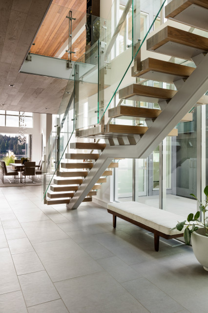 Driftwood Cove Project contemporain-escalier