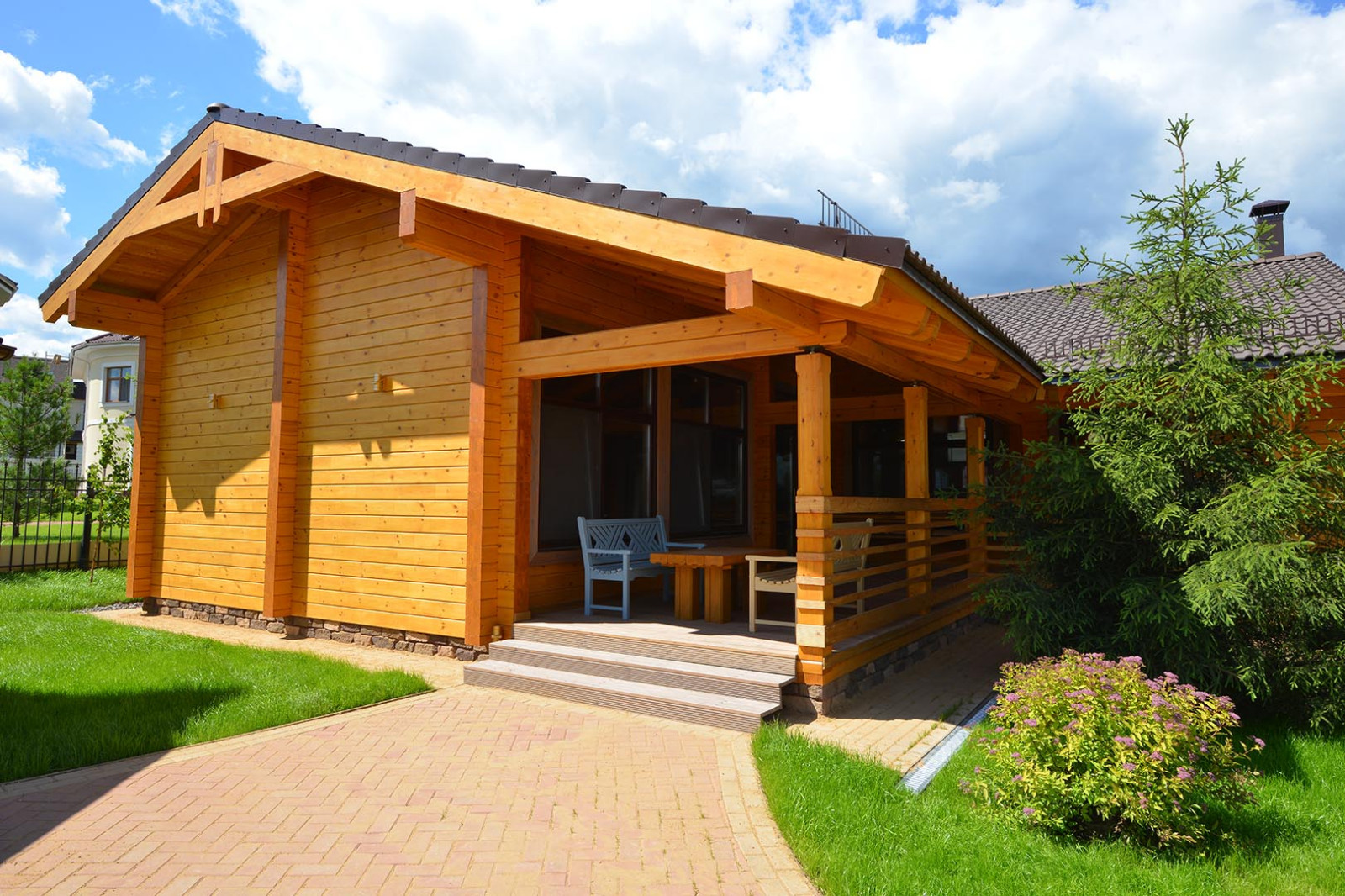 Терраса и дом