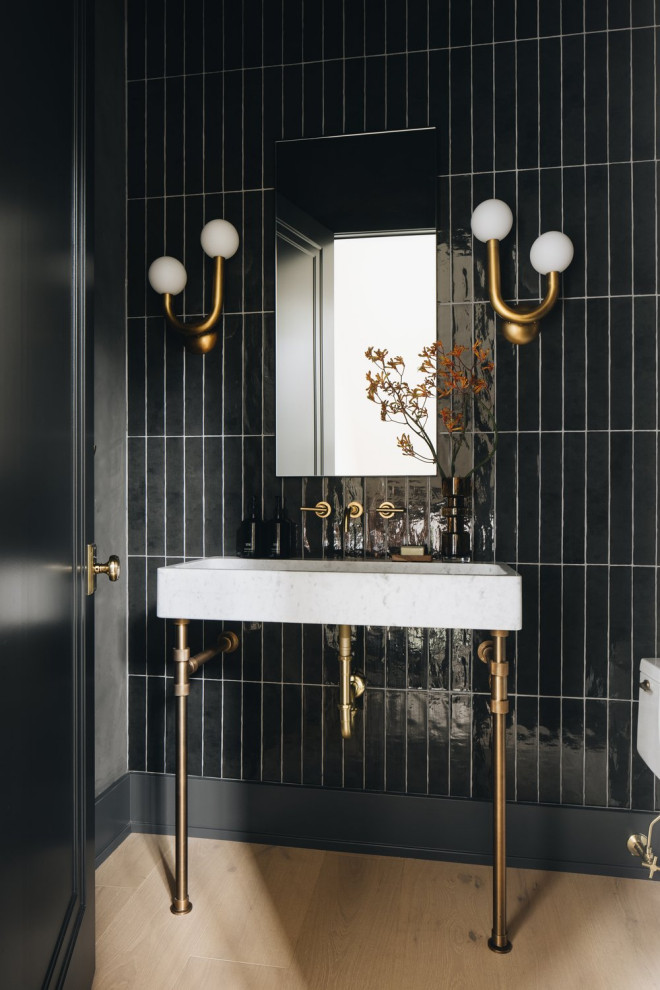 Lincoln x CM Studio - Transitional - Powder Room - Chicago - by CM ...