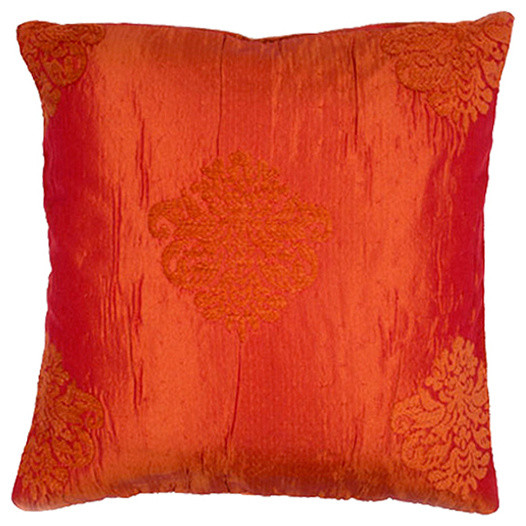 Pillow Cover Duomo, Bright Red, 15.7"x15.7"