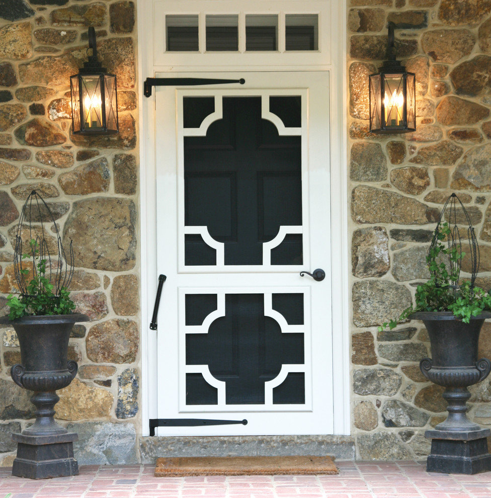 Wooden Screen Door Traditional Entry Philadelphia by Vixen Hill