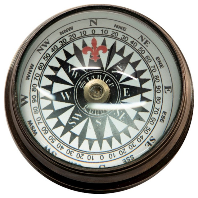 Authentic Models Eye Compass Small, Bronze