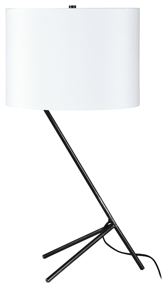 Hollis Table Lamp, Graphite Gray