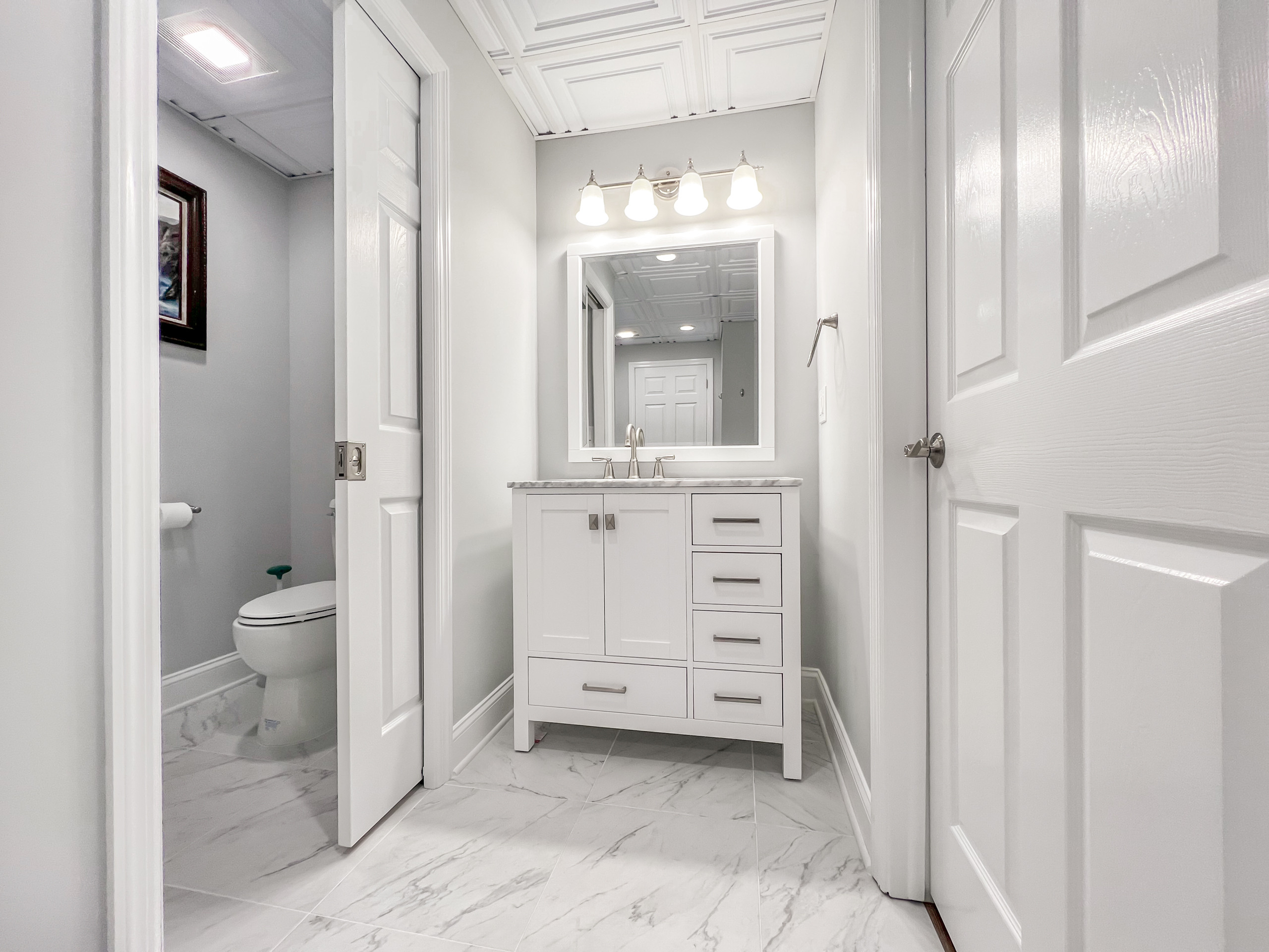 Featured Projects - Bathroom Build in Basement