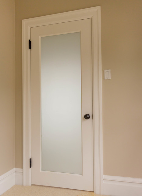 one-panel mdf doors - traditional - bedroom - san francisco -
