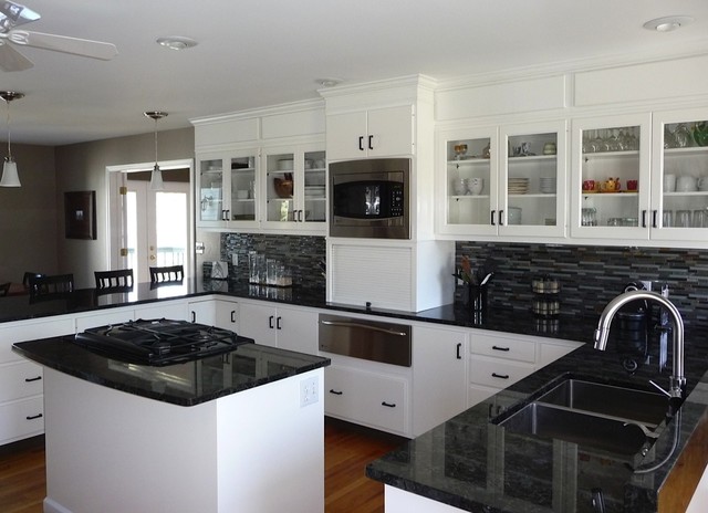 Volga Blue Countertops Traditional Kitchen Cincinnati By
